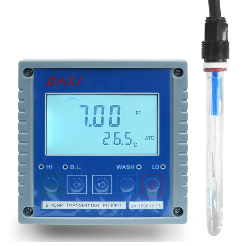 PC9901+DX250 Online Ph Meter Water Digital Online Ph Analyzer For Control Pump Dosing Controller - copy