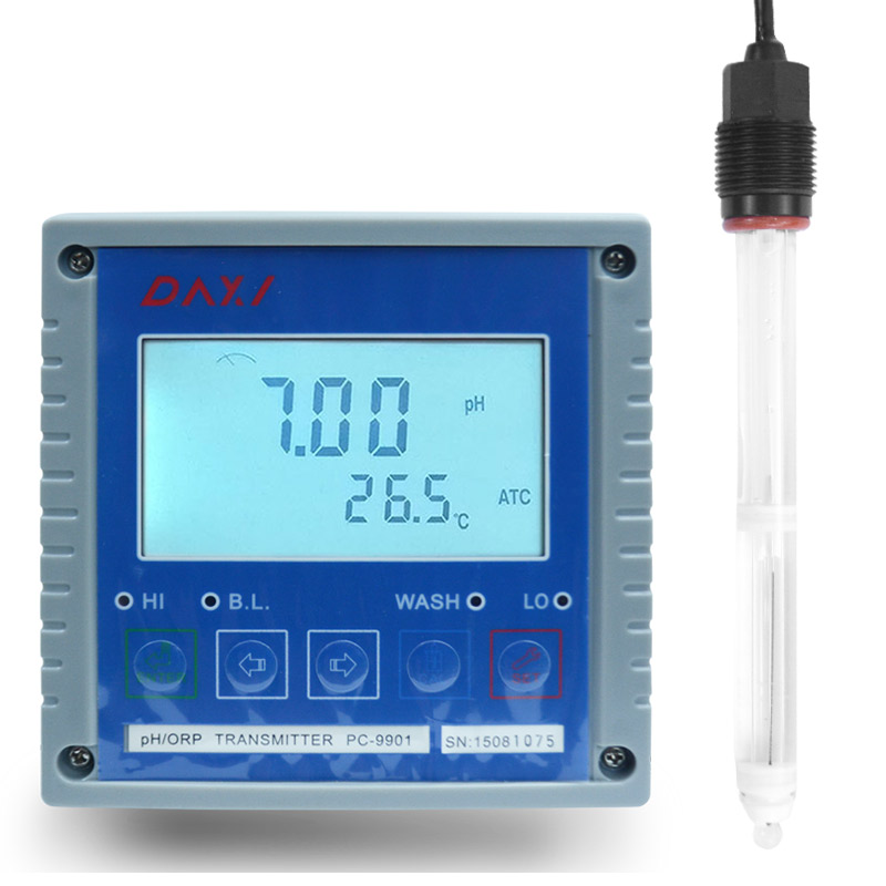 PC9901+DX100 Automatic Online  PH ORP Controller Meter With RS485 Ralay Out