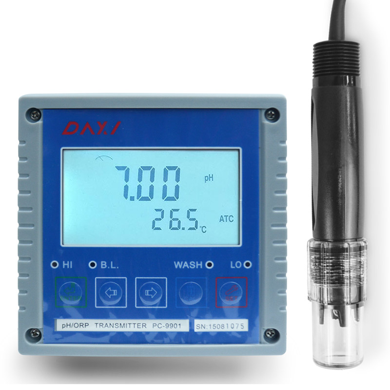 PC9901+DX300 High Quality Online Ph Meter Ph Controller With Molded Shell Electrode Lower Price