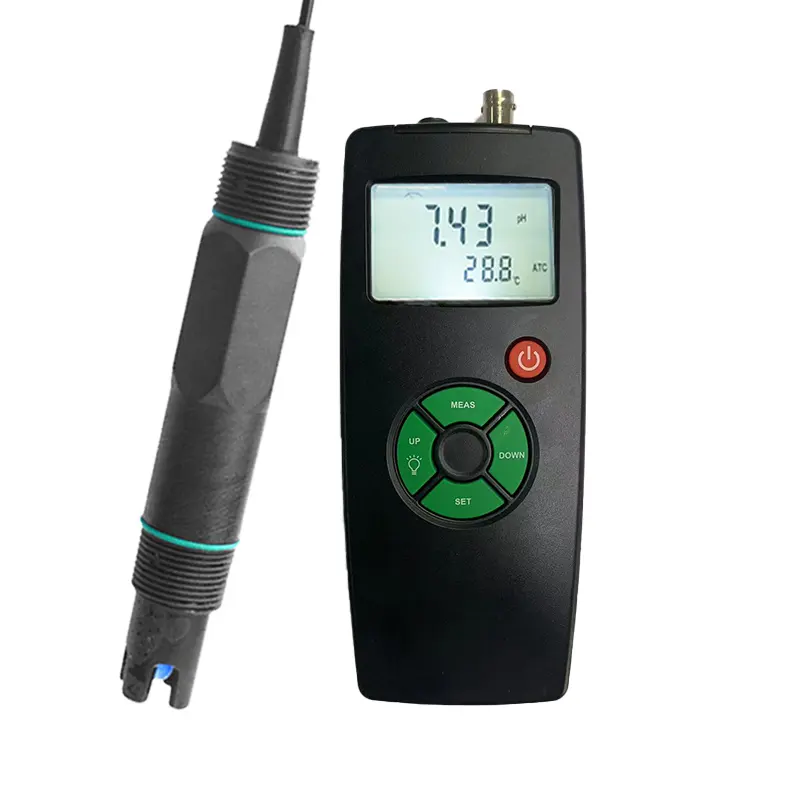Digital LCD Electric Handheld PH Meter Water Tester External Connection Electrode