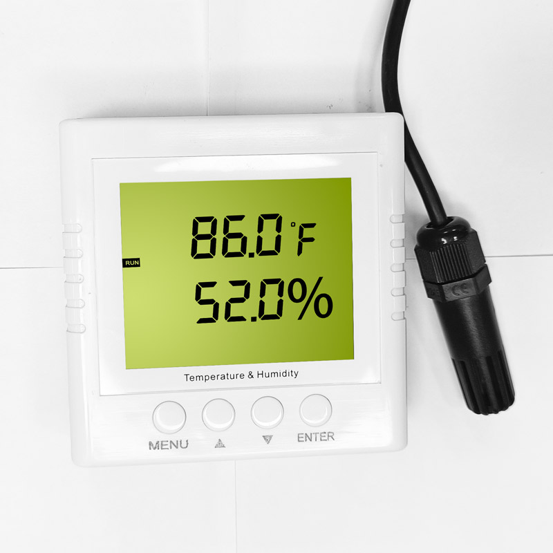 Temperature Meter Monitor Humidity Controller Humidity And Temperature Meter For Hidroponics With Large Screen